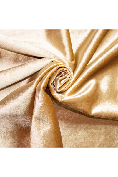 marandiga Açık Altın Döşemelik ve Perdelik Dokuma Kadife Kumaş