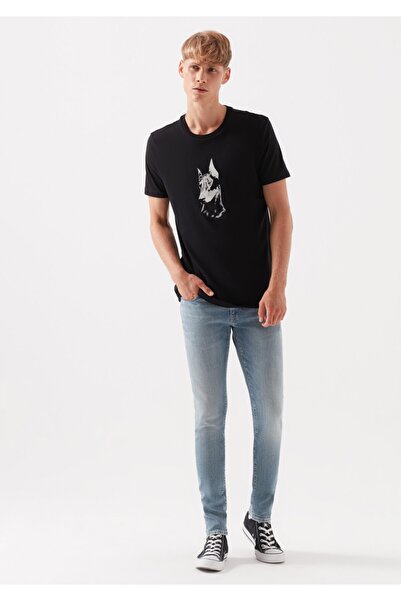 Mavi Ανδρικό παντελόνι Leo Black Vintage Light Jean 0076230601