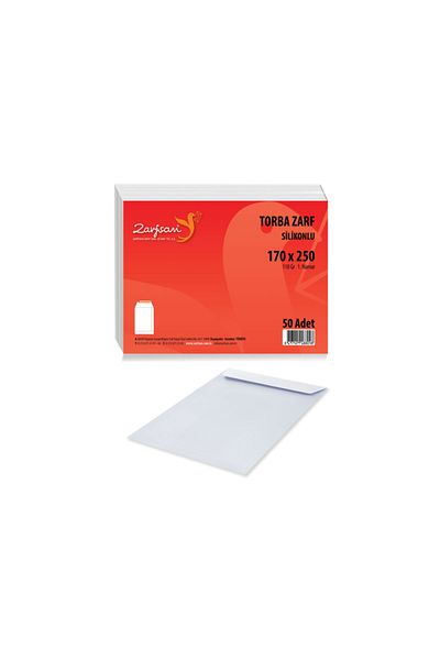Zarfsan Τσάντα Φάκελος 17x25 110 gr 1 ζύμη 50 τεμάχια