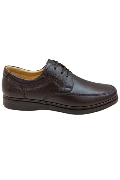 GÜRCAN Ekinci Hakiki Deri Bağcıklı Günlük Ayakkabı