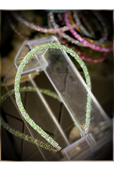 QUEEN AKSESUAR Yeni Trend Moda Taşlı Pullu Simli Yetişkin Ve Çocuk Taç Mint Y...