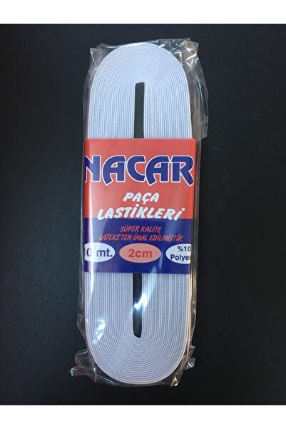 Kayıran terzi malzemeleri Rubber White 2 Cm. - 10 Mt.