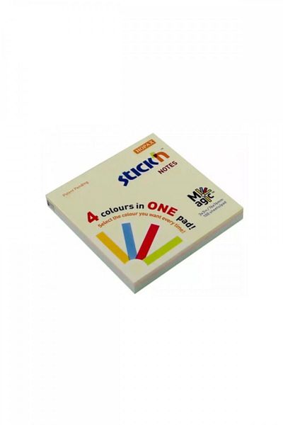 Gıpta Magic 4 Pastel Color 76x76 100 Sheets Stickn Adhesive Note