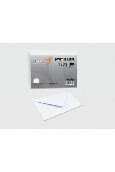 Zarfsan Φάκελος Προσκλητηρίου 13x18 εκ. 110 γρ. 1 ζύμη 100 τεμάχια