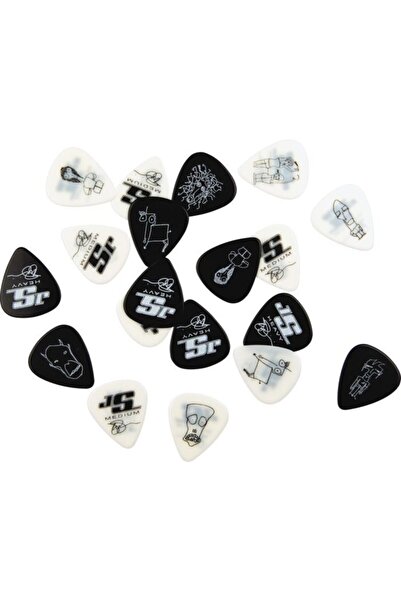 Planet Waves Joe Satriani Signature Guitar Picks Siyah - Medium - 10 Adet Pena