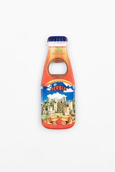 Dünyadan Hediyeler Sırbistan Temalı Şişe Açacak Magnet