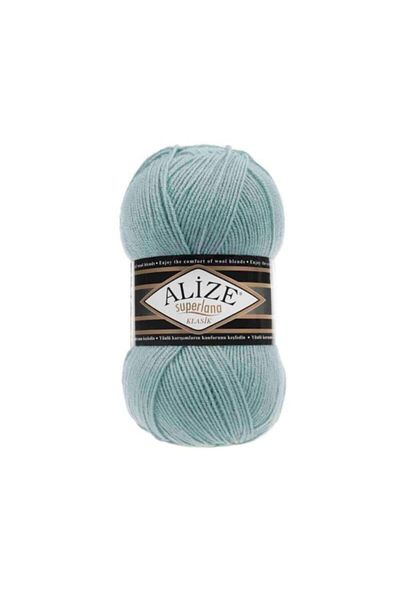 Alize Superlana 5-Piece Hand Knitted Set - Floss 463 Mint