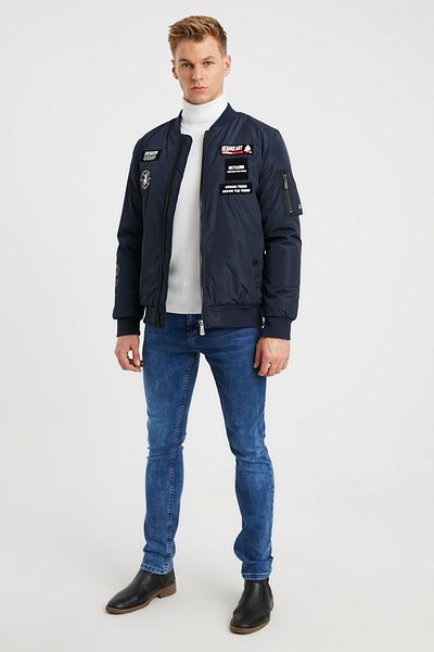 DYNAMO Winterjacke - Dunkelblau - Bomberjacken