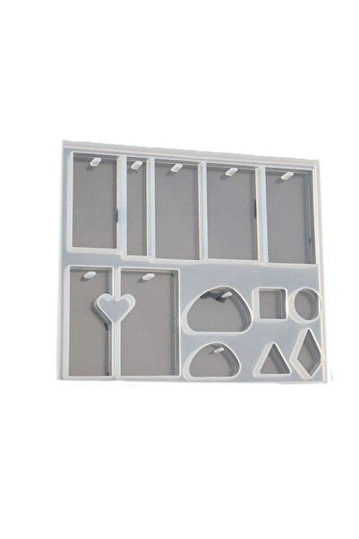 TT Tahtakale Toptancıları Epoksi Silikon Kalıp  Çoklu Onüçlü Bitişik Kalp 15 ...