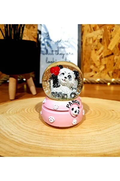 Genel Markalar Sevimli Panda Sevgiliye Hediye Kar Küresi