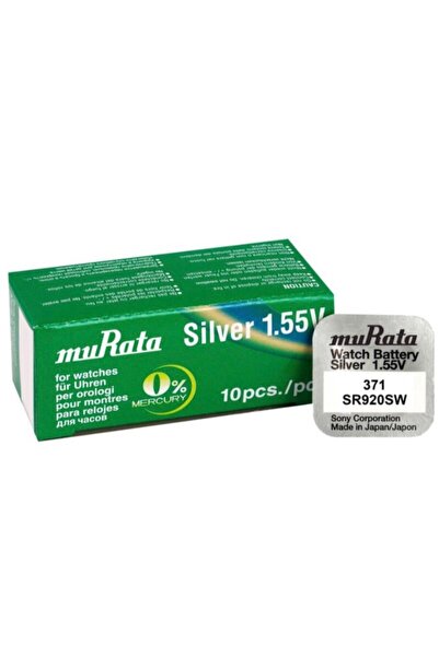 MURATA Sr920 Sw 371 Numara Saat Pili 1.55v 10 Adet