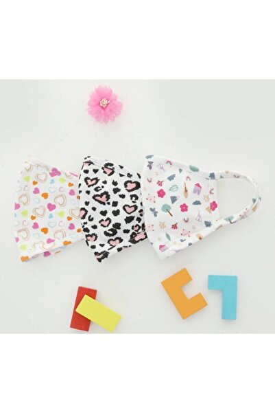 mamu mini Kız Çocuk Gots Sertifakalı Organik Pamuk 2-4 Yaş - 3'lü Set - Desen...