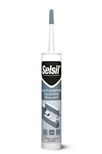 Selsil Genel Amaçlı Silikon Beyaz Yapıştırıcı 280 gr
