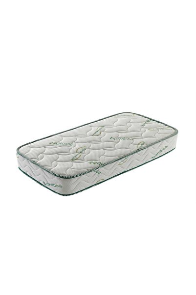 POOLY 80x185 Ortopedik Yaylı Yatak Bambu 80*185 16cm Soft Ortopedik Bambu Tek Kişilik yaylı yatak