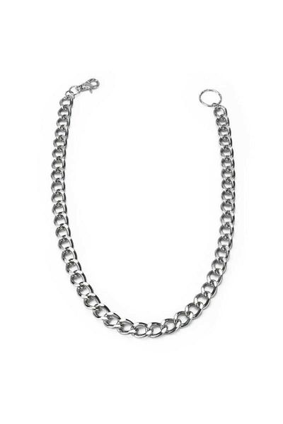 Kirpi Concept Unisex White Classic Single Pants Chain 50 cm