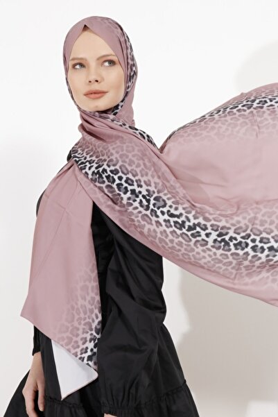 Differenza Degrade Leopar Şal Pudra