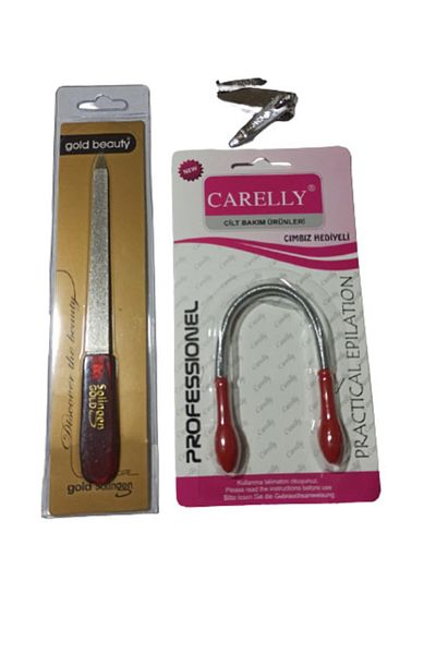 hagiki Care Set Hair Removal Spring Nail Clipper and Nail File Set of 3