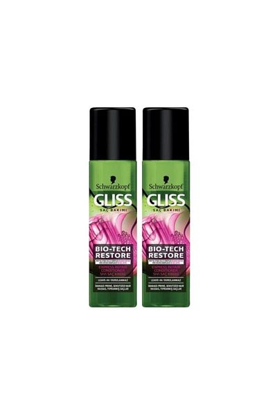 Gliss (old) Bio-tech Restore Liquid Conditioner 200 Ml 2 Pack