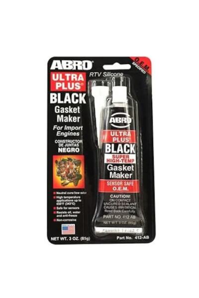 Abro Ultra Plus Siyah Silikon Sıvı Conta 85 Gr