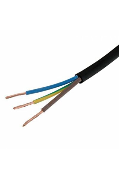 Acr 3x1,5 Ttr Çok Telli Siyah Renk Kablo 1 Sınıf Ve 1. Kalite =(5 Metre Satış...