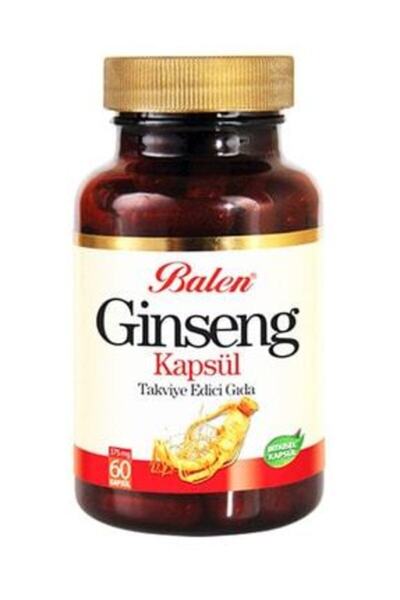Balen Ginseng Kapsül 60 Kapsül X 375 Mg Ginsenk Ginsek
