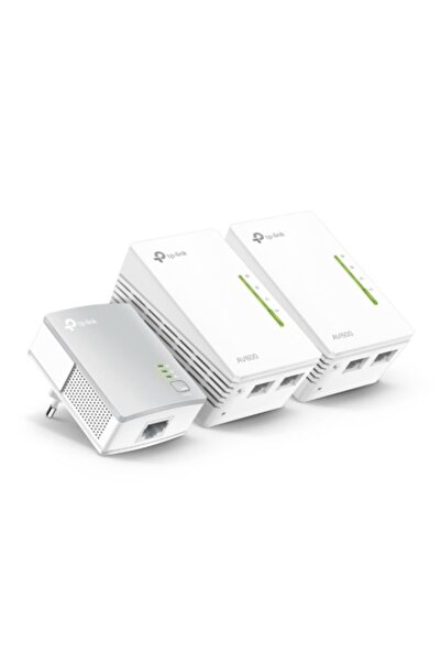 TP-LINK Tl-wpa4220t Kıt 300mbps Av600 Wifi Powerline 3 Pack