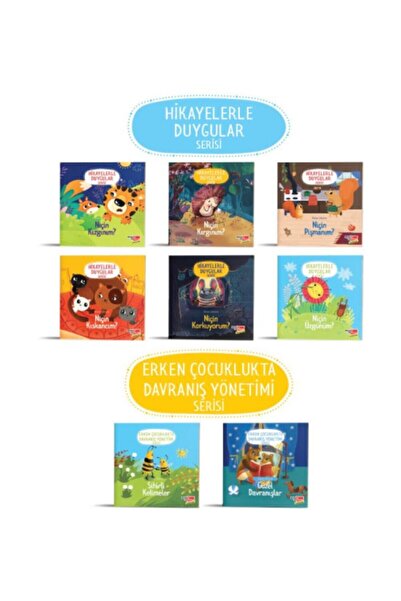 Dikkat Atölyesi Yayınları 2-6 Yaş Hikayelerle Duygular Serisi Ve Davranış Yön...