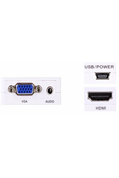 Alfais 4554 Vga To Hdmi Çevirici Dönüştürücü Adaptör