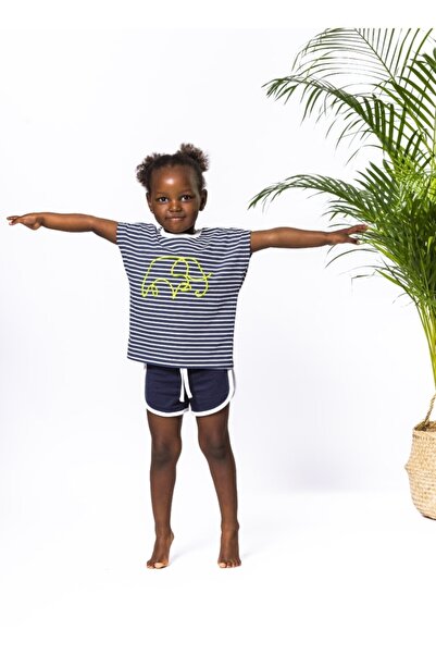 JO&JUKE Unisex Kids Navy Blue Navy T-shirt