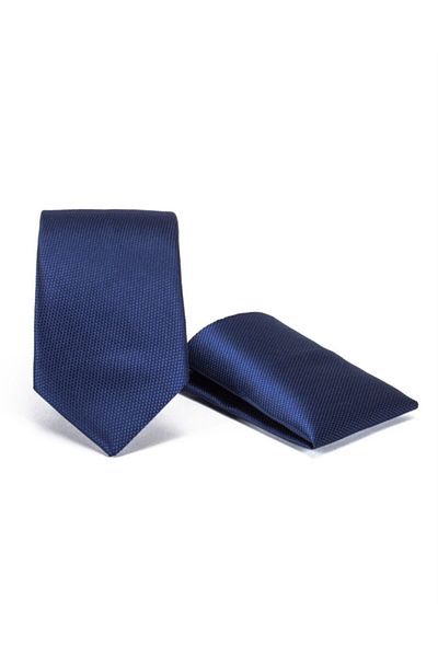 Tudors Classic Handkerchief Navy Blue Men's Tie