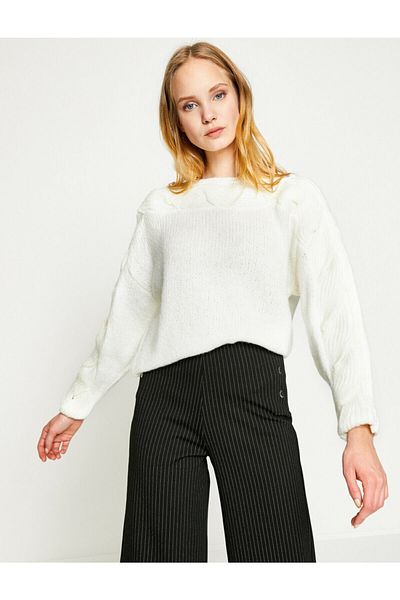 Koton Gestrickter Strickpullover