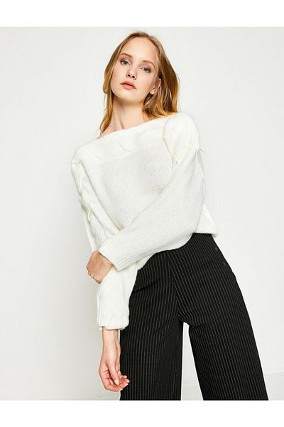 Koton Gestrickter Strickpullover