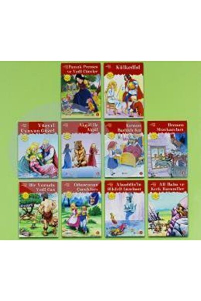 Evrensel İletişim Yayınları Dünya Masalları Dizisi ( 10 Kitap Set - Düz Yazılı)