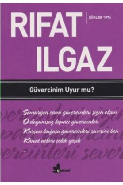 Çınar Yayınları Güvercinim Uyur Mu - Şiirler 1974