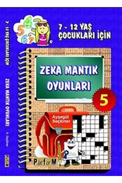Platform Yayınları Zeka Mantık Oyunları 5 - Ayşegül Seçkiner Zeka Mantık Oyun...
