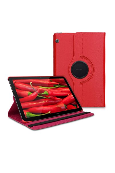 emybox Huawei Mediapad T5 10'1 Inc 360 Derece Dönebilen Standlı Tablet Kılıfı