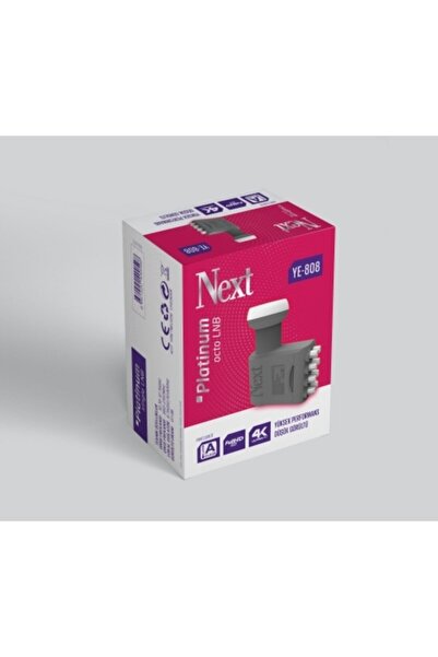 Next Ye-808 8'li Platinum Lnb Full Hd 4k 0.1db Sekiz 8 Çıkışlı Lnb