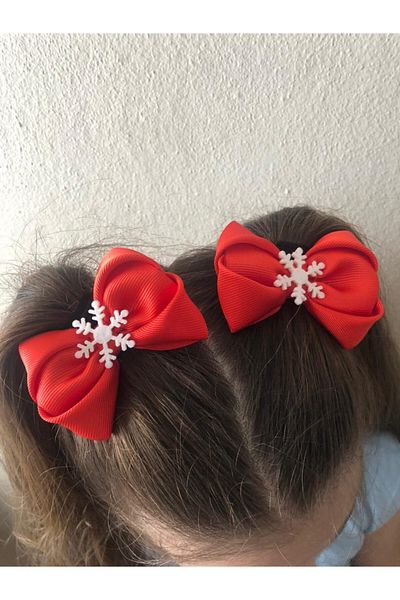 Stil Tasarım Toka Red Snowflake 2 Piece Buckle