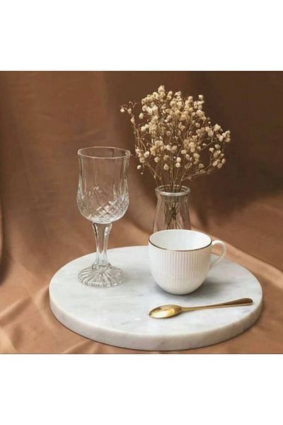 Sümeyra Marble Art Eliza - Marble Plate Presentation Marble Plate
