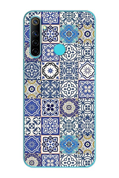 Spoyi Seramik Tasarımlı Süper Şeffaf Silikon Telefon Kılıfı Oppo Realmi 6i