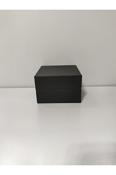Stil Kutu Siyah Hediyelik Takılık Kutu Saat Kutusu