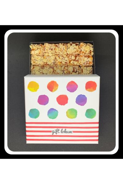 File Fındık Kaplı Portakal Aromalı Fındıklı Lokum 650g