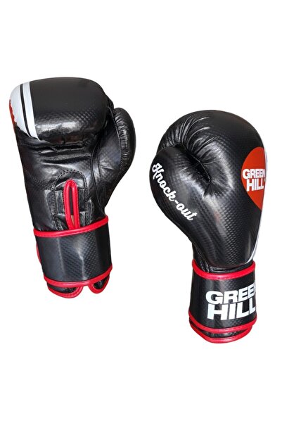 Green Hill Knock Out Carbon Deri Boks Kickboks Eldiveni