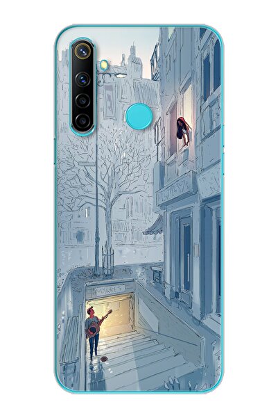 Spoyi Serenat Tasarımlı Süper Şeffaf Silikon Telefon Kılıfı Oppo Realmi 6i