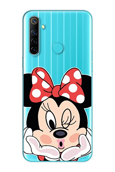 Spoyi Minne Tasarımlı Süper Şeffaf Silikon Telefon Kılıfı Oppo Realmi 6i