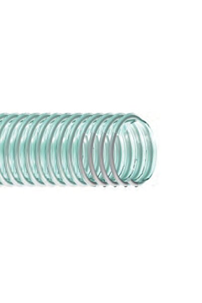 ÇELİKEL 2 Parmak Şeffaf Spral Hortum 2" Lavabo Hortumu 50 Metre