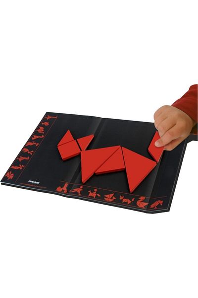 Miniland Μαγνητικό παιχνίδι-σπαζοκεφαλιά Tangram