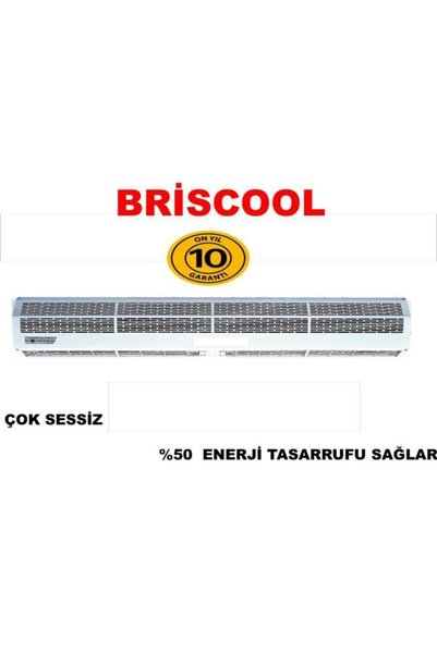 Briscool Hava Perdesi 180 Cm Isıtıcısız Uzaktan Kumandalı