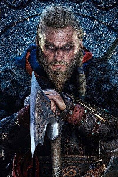 hediyeniburadabul Assassin's Creed Valhalla Ξύλινο/MDf Τραπέζι