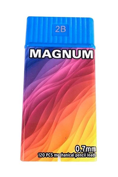 MAGNUM رأس قلم متعدد الاستخدامات 0.7 مم 2b Min 120 قطعة 60 مم (ألوان مختلطة)